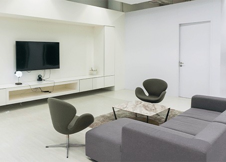 Emotion Lab living room area